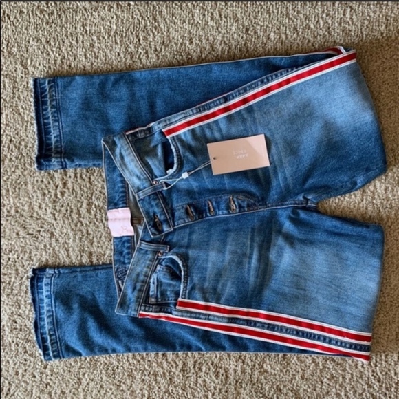 NWT REVICE Ruby Tuesday Racer Stripe Jeans. - Picture 14 of 15